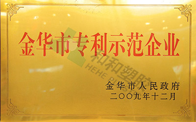 金華市專利示范企業(yè)